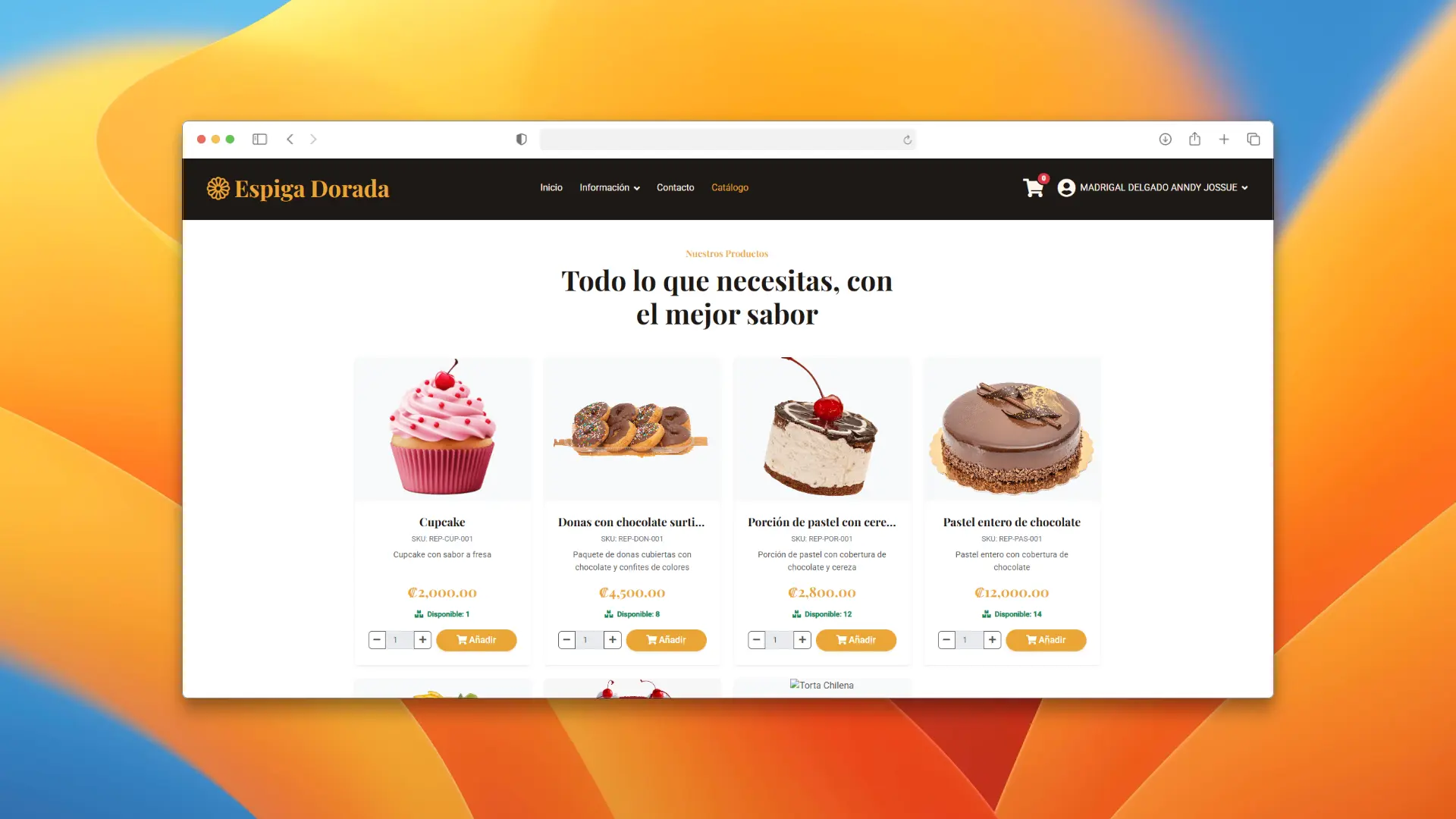 Screenshot of the project /projects/EspigaDorada.webp