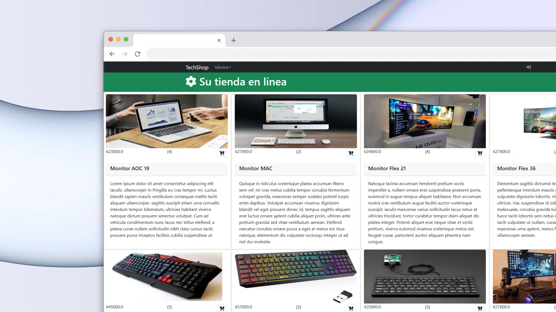 Screenshot of the project /projects/TechShop.webp